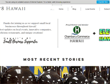 Tablet Screenshot of elev8hawaii.com
